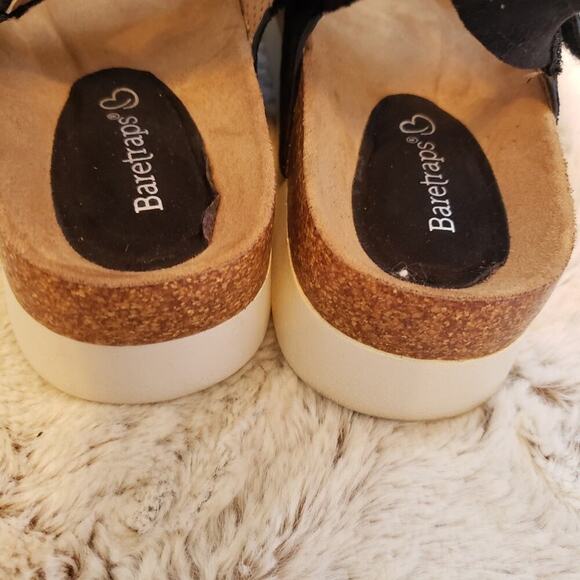 BARETRAPS SLIP ON BLACK SANDALS SIZE 6.5 - Picture 5 of 6